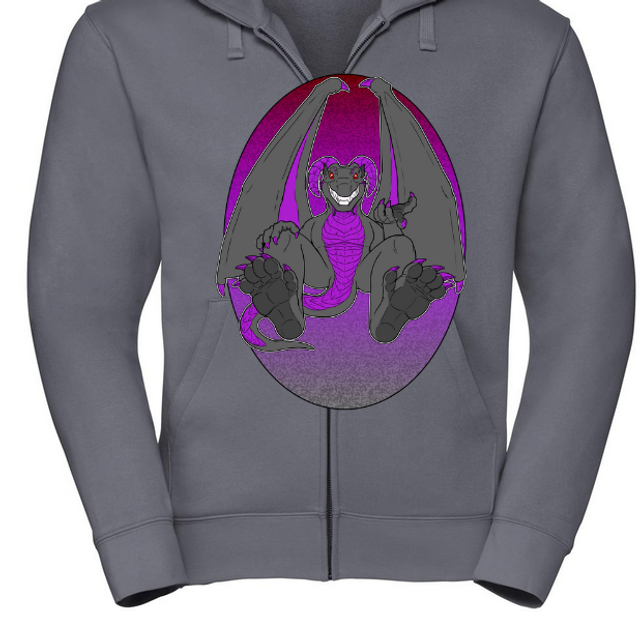 Dragon - Hoodie with Zipper