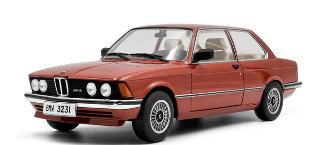 BMW 323i E21 Kastanienrot mèt. 1980 Solido 1:18