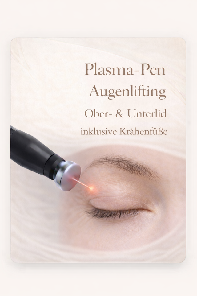  Ober- & Unterlidstraffung Inkl. Krähenfüße - Plasma-Pen Behandlung