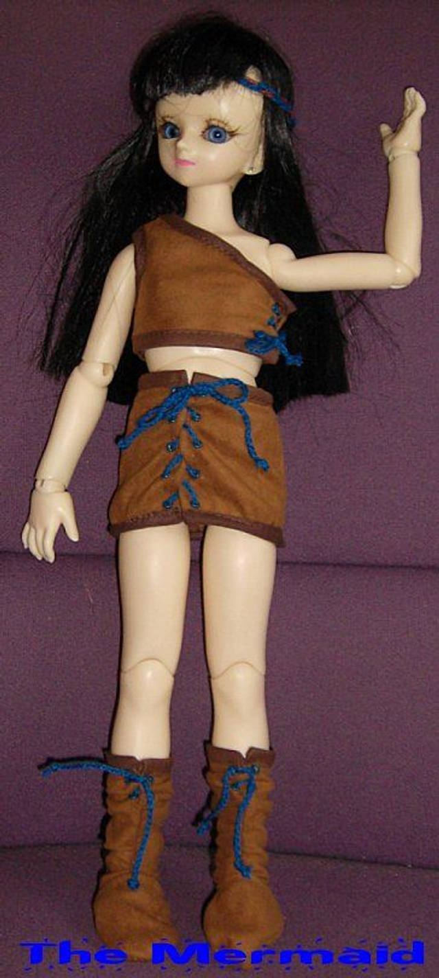 Doll-outfits: 1/4 - Brown Fairy