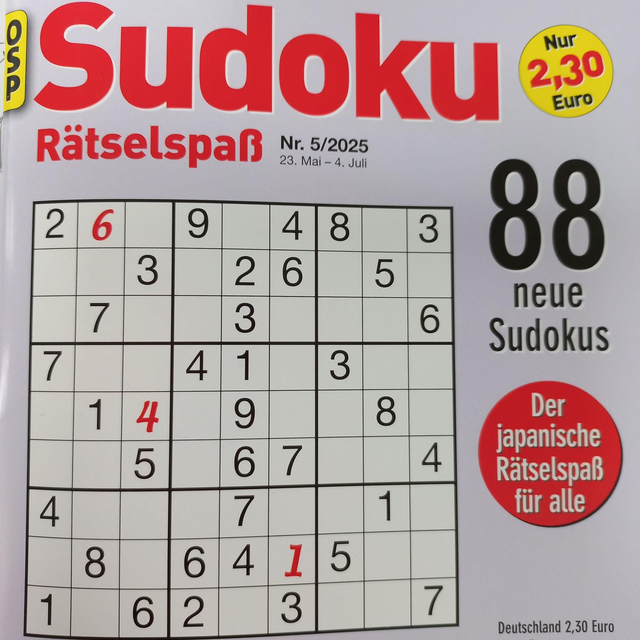 Sodoku Rätselspaß