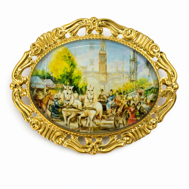 Broche modelo feria de Sevilla 