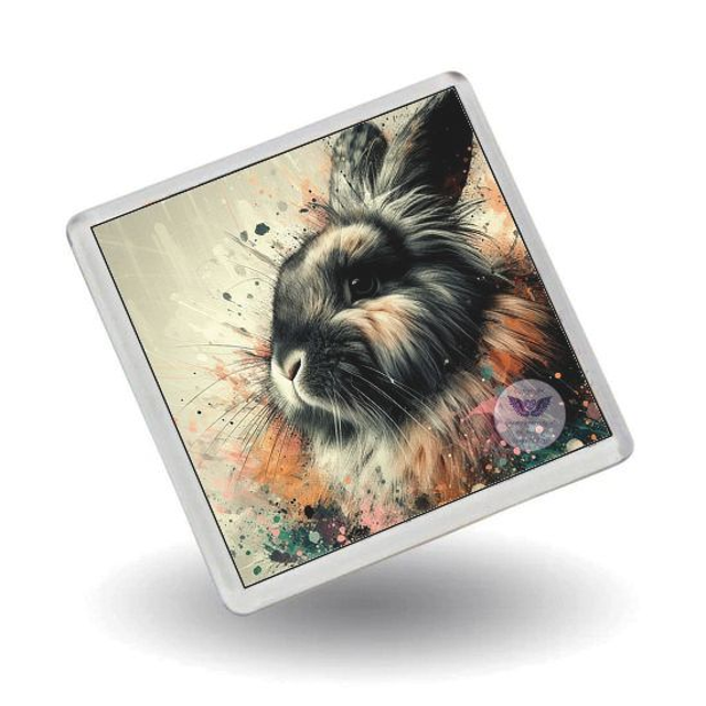 Artistic rabbit image Fridge Magnet (FM_08)