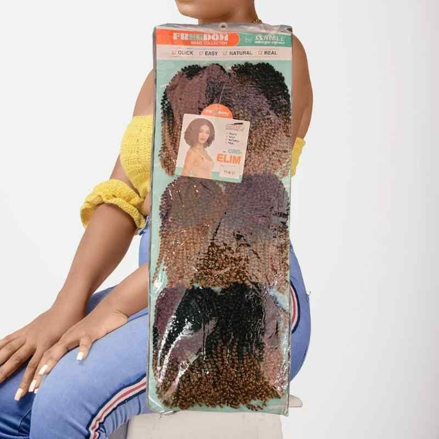 Freedom Cro Elim Crochet Braid – 6 in 1 Pack (Colour: 1B/27)