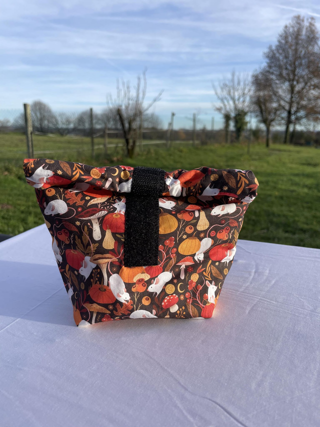 Sac à collation enroulable souris