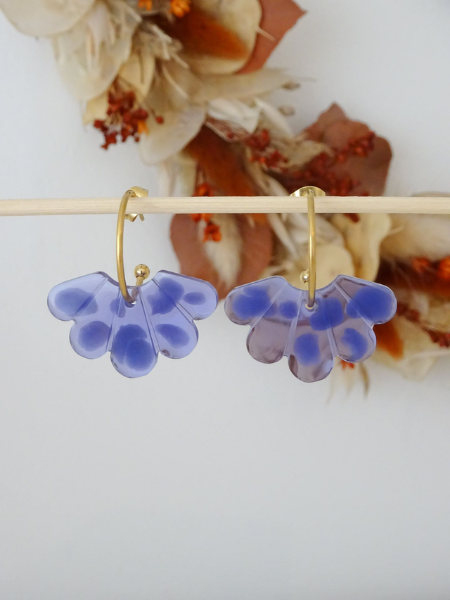 Aile de papillon : bleue