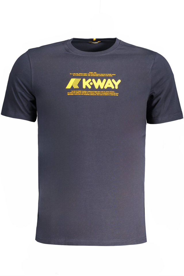 K-WAY T-SHIRT MANICHE CORTE UOMO BLU