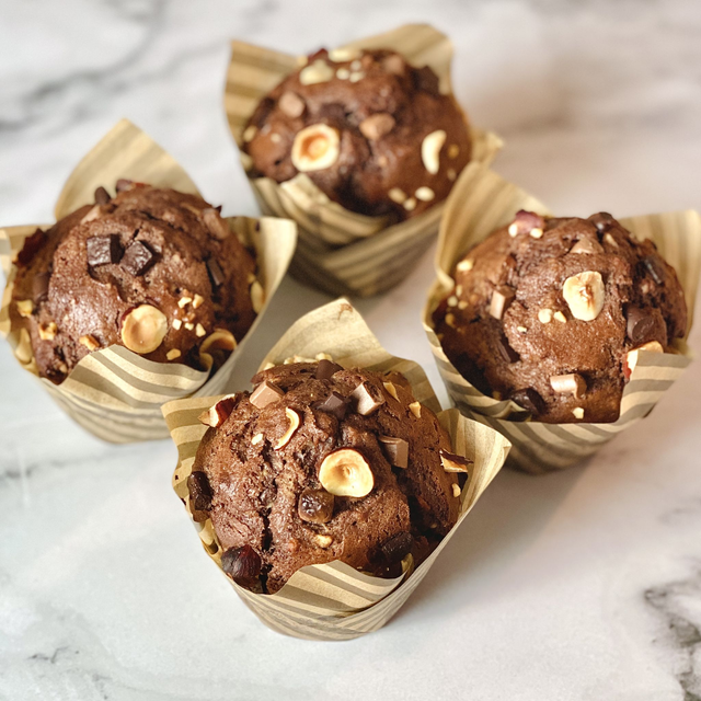 Chocolate &amp; Hazelnut Muffins