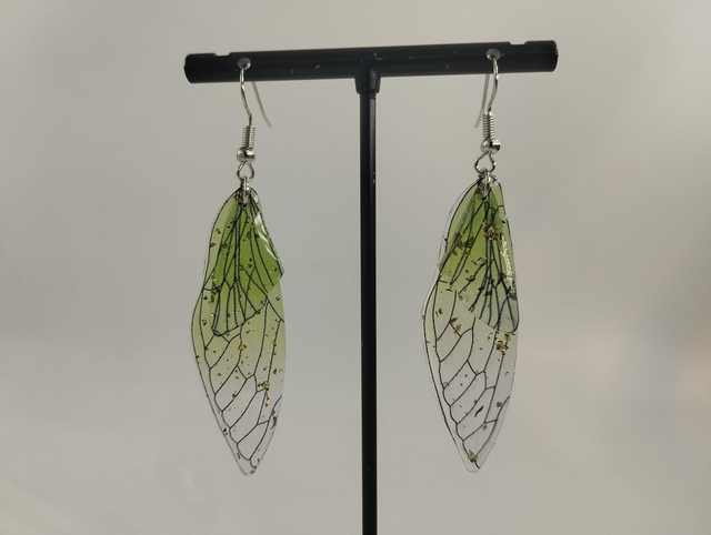 Boucles d’Oreilles Ailes de Fée – Bijoux Féeriques, Légers &amp; Magiques – Cadeau Fantaisie