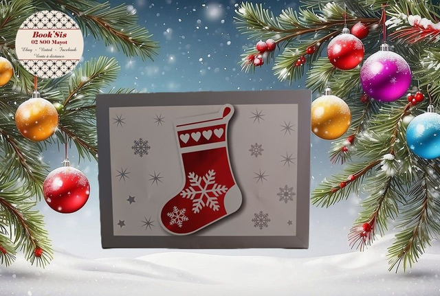 Boîte cadeau Noël 27x20x13 cm