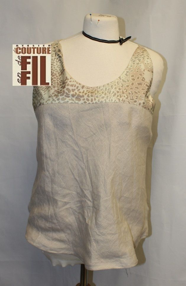 HAUT Débardeur   beige