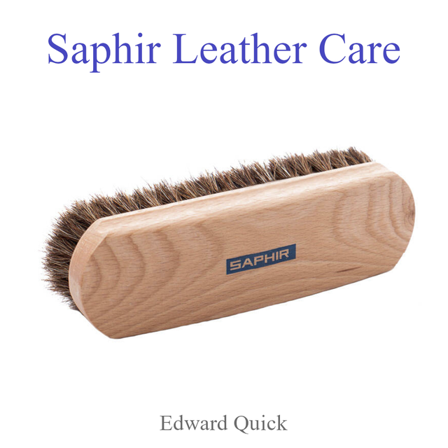 SAPHIR BEAUTE DU CUIR - NATURAL HORSEHAIR BRUSH - 18cm & 20cm