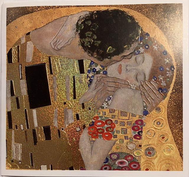 Col Cards The Art Collection Luxury The Kiss by Gustav Klimt