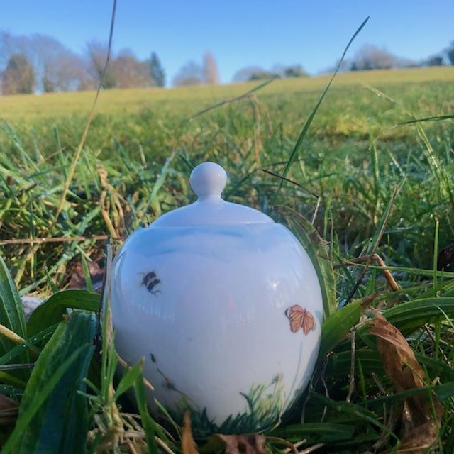Meadow upcycled sugar pot