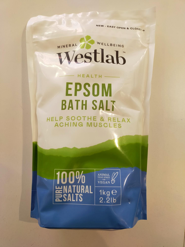 Epsom Bath Salt 1kg (Westlab) 84605