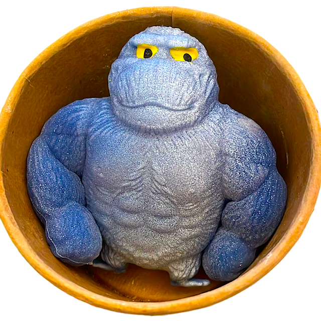 NoStresso Anti-Stress Gorilla blauw 9 cm