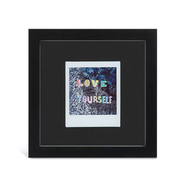 Framed Love Yourself Instax Artwork
