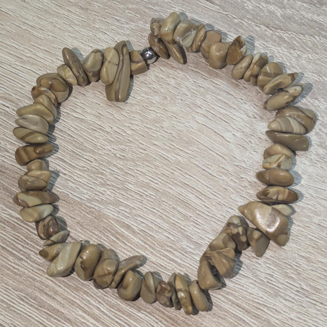 Bracelet "Jaspe paysage" baroque BR-229