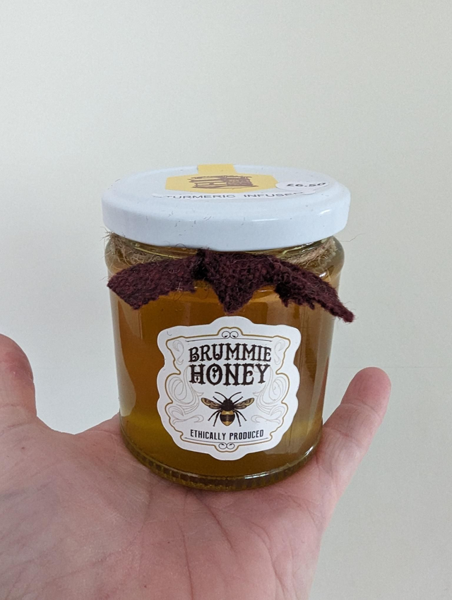 Turmeric infused brummie honey 
