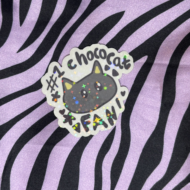 #1 chococat fan sticker 