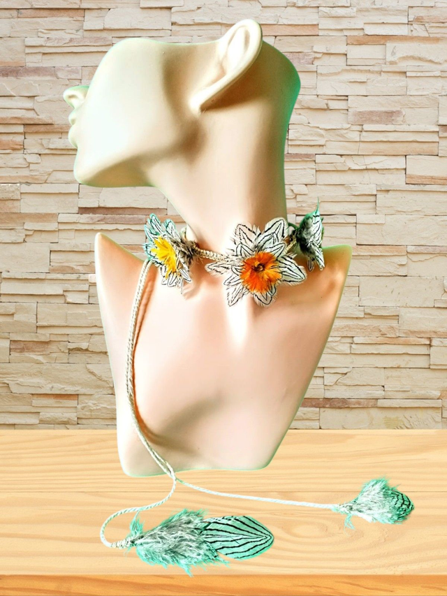 Collana Fiore Regolabile