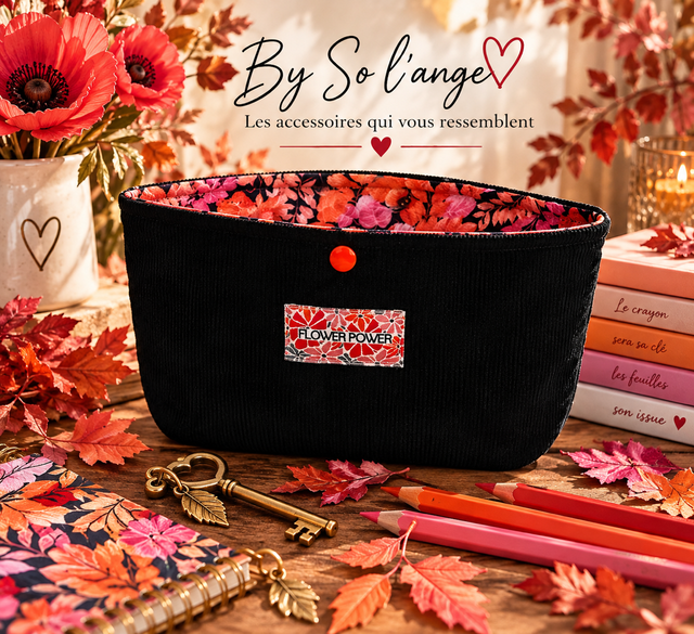 Pochette power flower