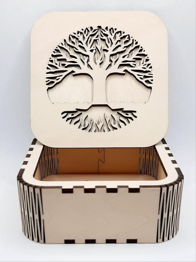 Boîte à bijoux carré 