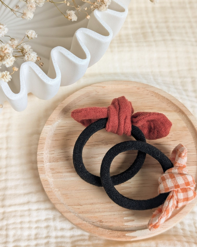 Elastique Noeud Romie cacao
