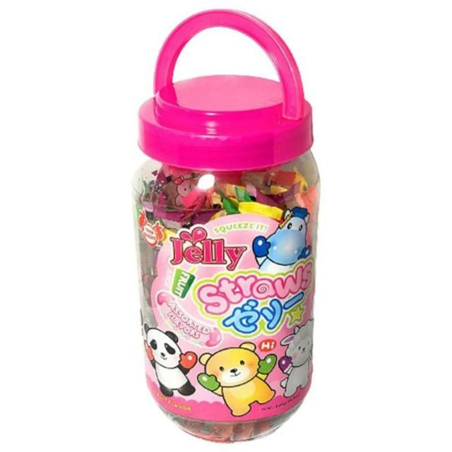ABC Animal Friends Jelly Straws Jar