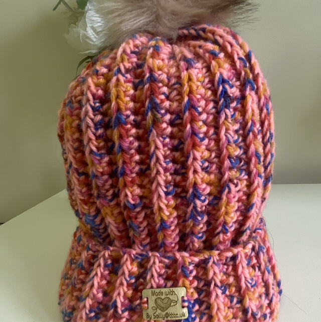 Handmade Crochet Beanie - Rainbow Range