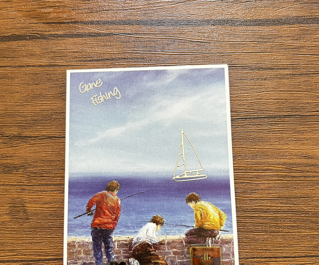Gone Fishing Card