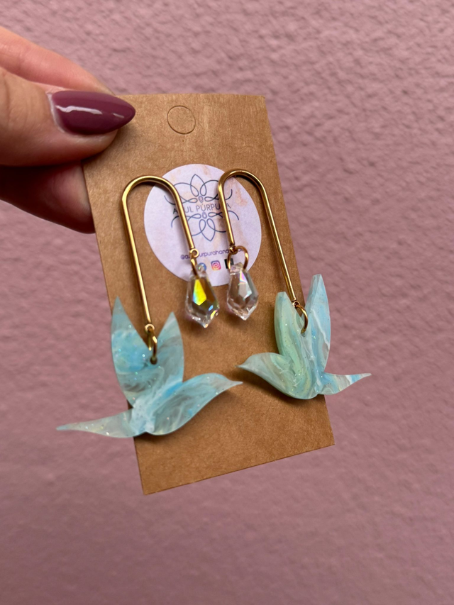 Brincos Pássaro Inspiração