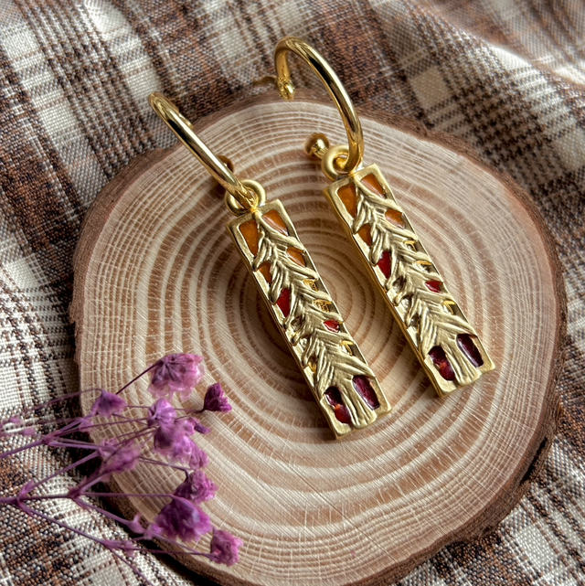 Cosy Autumn - Pine Tree Earrings