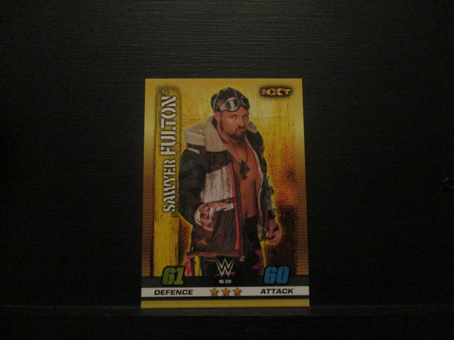 Sawyer Fulton - NXT Slam Attax 10th Edition Original Trading Card #218
