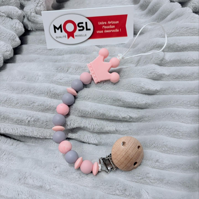 Attache tétine Reine 