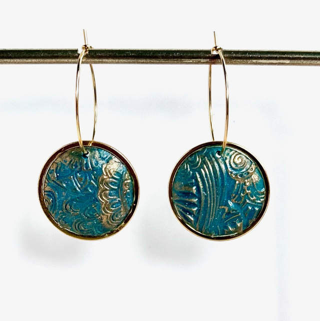 Boucles « Impression etnik »