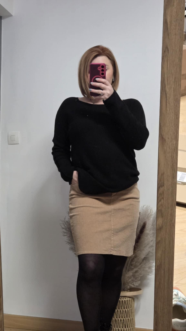 Jupe velours Anais du S au XXL