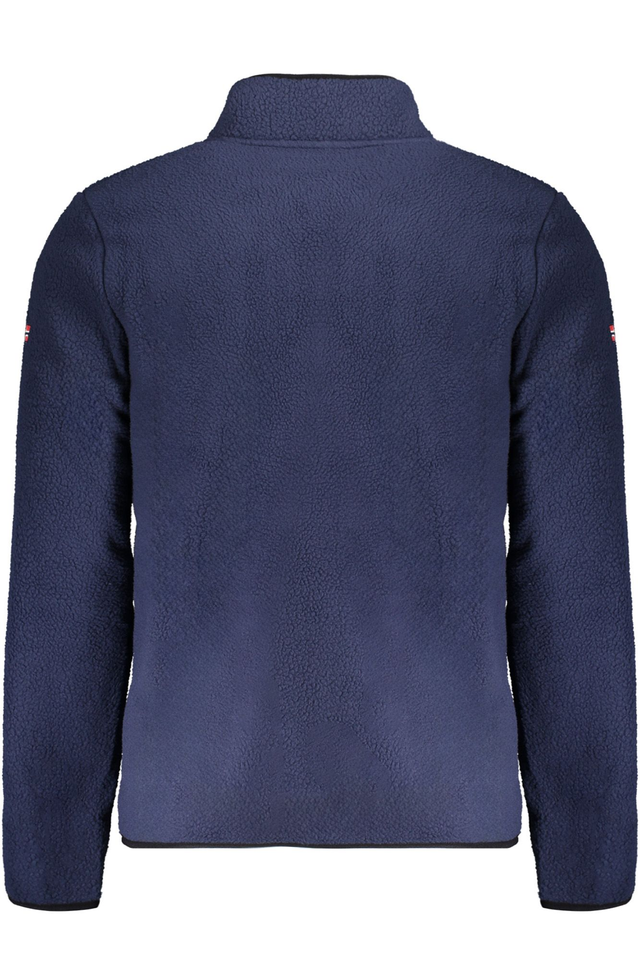 NORWAY 1963 FELPA CON ZIP UOMO BLU