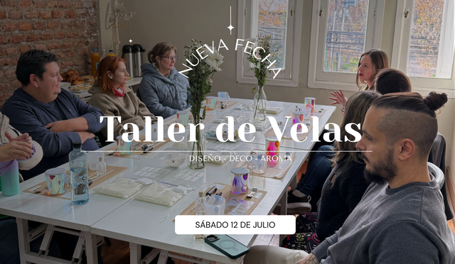 Taller de velas aromáticas