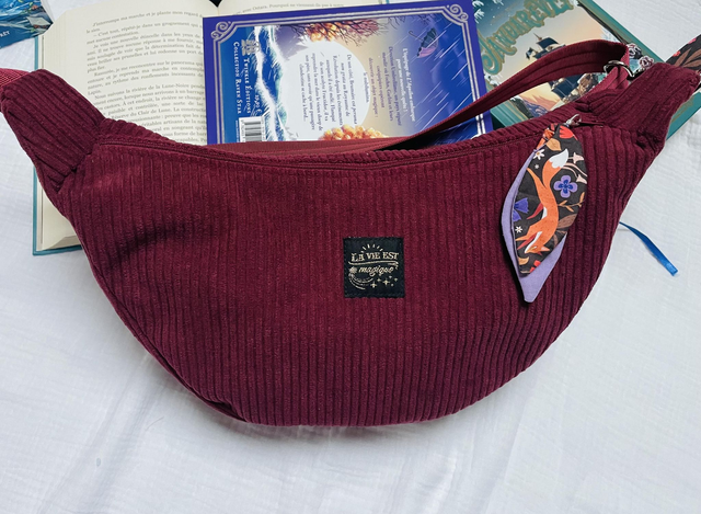 Sac Demi-Lune renard Grand model