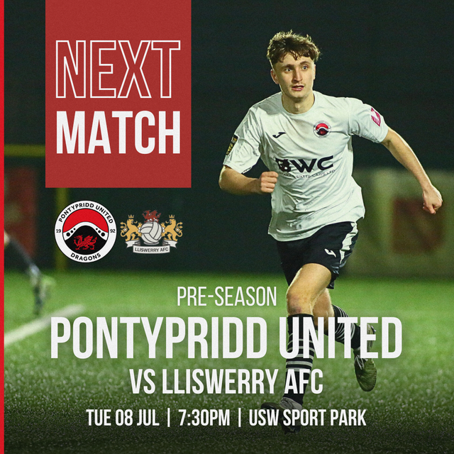 PRE-SEASON: Pontypridd United vs Lliswerry AFC