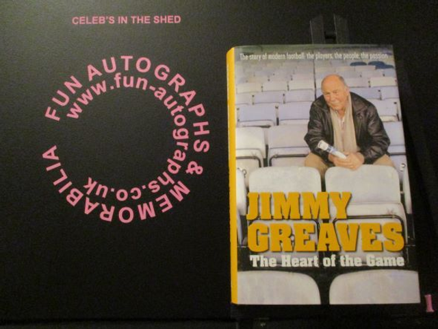 Jimmy Greaves 'Heart Of The Game' Authentic Autographed Hardback Book (1)
