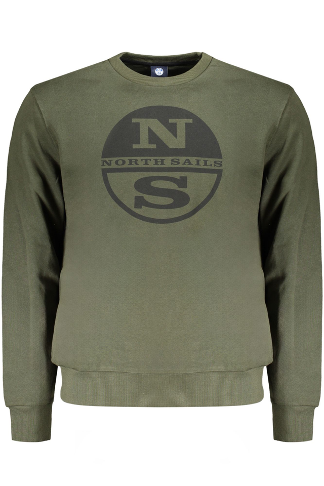 NORTH SAILS FELPA SENZA ZIP UOMO VERDE