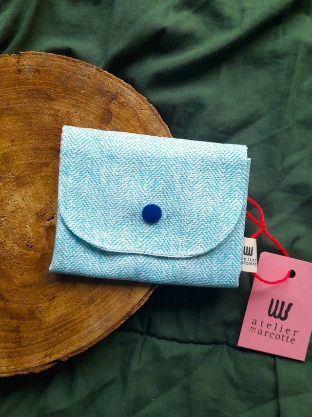 Porte-monnaie Mirabelle - 99% upcyclé, fabriqué en Occitanie