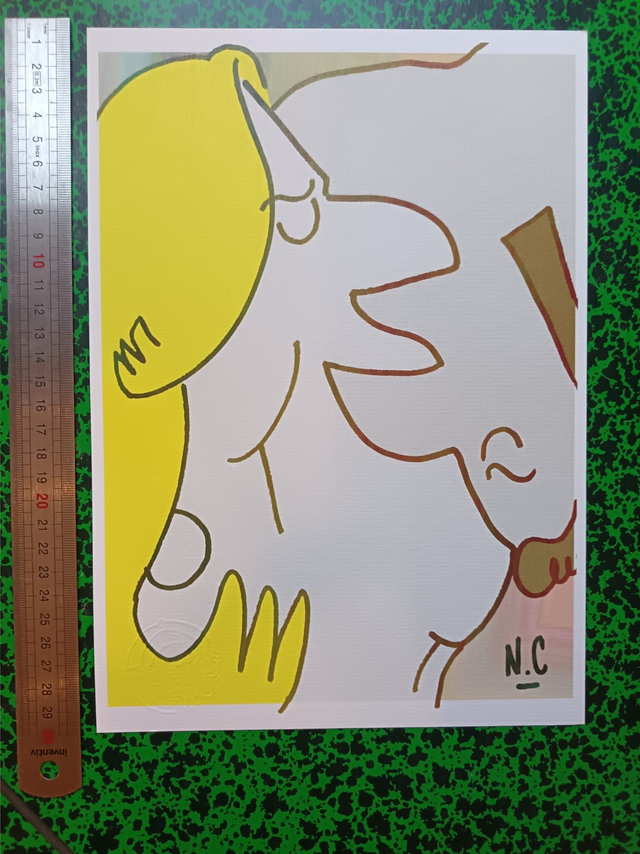 Tirage - A4 - French Kiss - N.C dessinateur