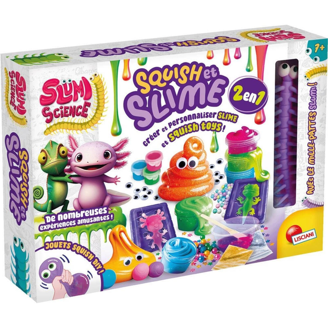 Lisciani Giochi Squish Et Slime 2 En 1 - Slumi Science