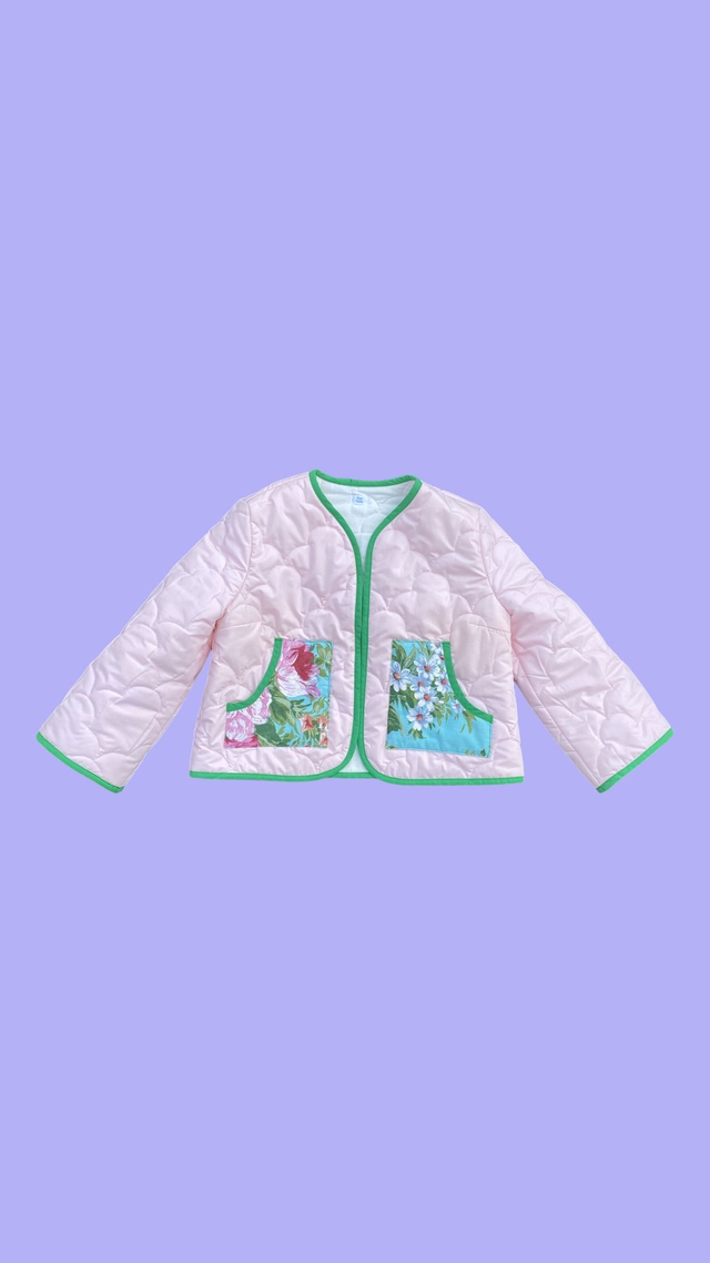 Veste matelassée nuages ☁️  -  taille XS/S/M