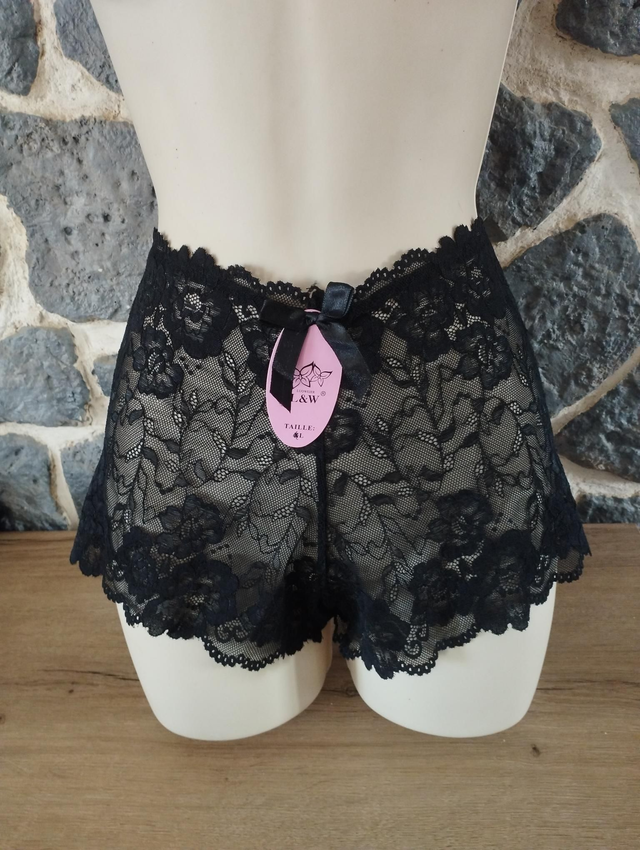 Shorty noir 6374