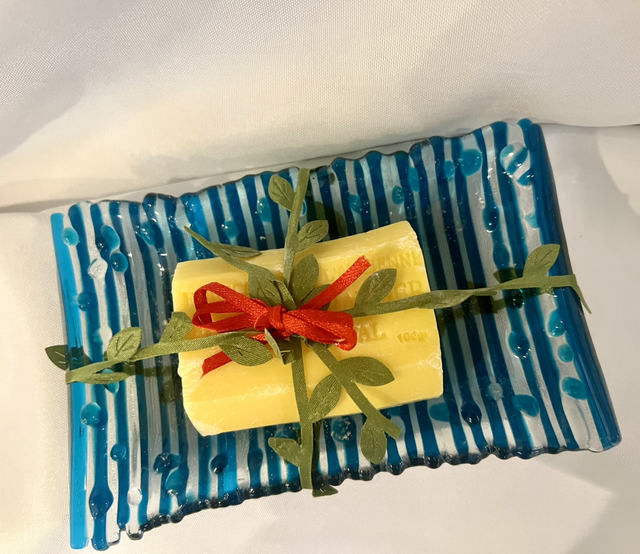 Fused Glass Rectangular Dish