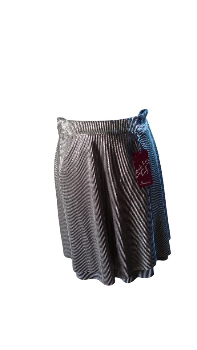 Jupe argentée taille L (Ilusion) 